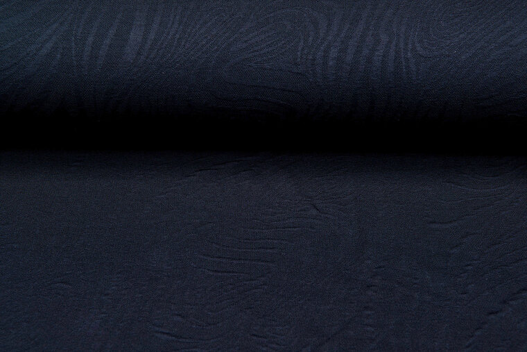 Gebreide Jacquard stof retro stripes 1 zwart