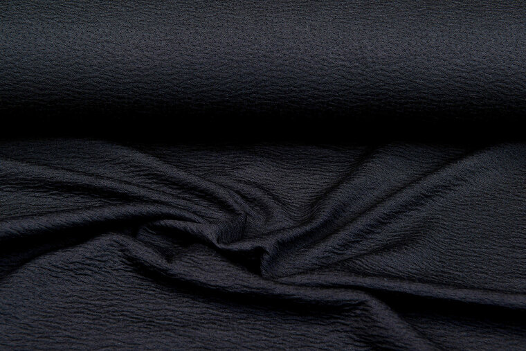 Gebreide Jacquard stof little dots zwart