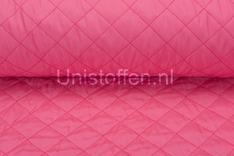 Gewatteerde voering,neon roze