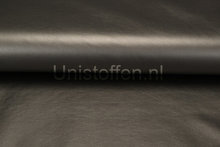 Imitatie Leer Stretch,donkergrijs metallic