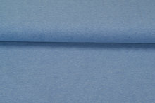 Katoenen Tricot Melee White Yarn blauw 1