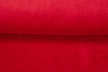 Rib jersey breed knalrood