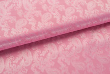 Voeringstof jacquard Paisley VO51 roze