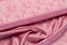 Voeringstof jacquard Paisley VO51 roze