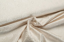 Voeringstof jacquard Paisley Flower VO40 beige