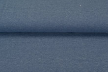 Katoenen Tricot Melee White Yarn blauw-paars
