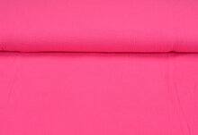 Katoenen mousseline uni fluo pink