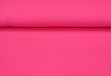 Katoenen mousseline uni fluo pink 1