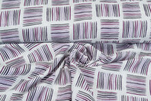 Katoenen Mousseline bedrukt Little Stripes