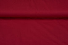 Katoenen Tricot uni donkerrood