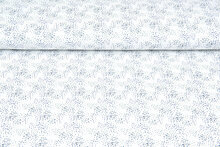 Katoenen Tricot bedrukt little dots mint