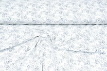Katoenen Tricot bedrukt little dots mint