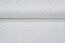Katoenen mousseline bedrukt Foil Rectangle ecru-goud