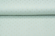 Katoenen mousseline bedrukt Foil Rectangle mint-goud