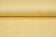 Katoenen mousseline bedrukt Foil Stripes geel-goud