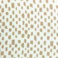 Katoenen Mousseline bedrukt glad Brush Pattern zand