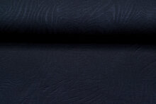 Gebreide stof retro stripes donkerblauw