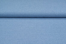 Katoenen Tricot Melange blauw