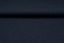 Katoenen Tricot Melange donkerblauw
