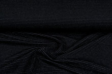 Viscose glitter stripes zwart