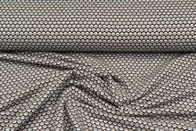 Katoenen Tricot strik retro donkerzand-zwart