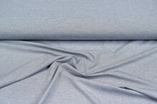 Katoenen Tricot stripes grijs-zwart