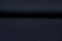 Gebreide Jacquard stof little leaves zwart