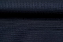 Gebreide Jacquard stof wafel zwart