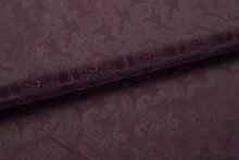 Voeringstof jacquard Paisley VO53 donkerpaars