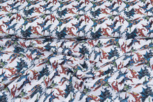 Lizenz Baumwoll Popeline Bedruckt Justice League