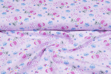 Flanellstoff elephants hellrosa