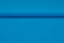 Katoenen Tricot uni turquoise