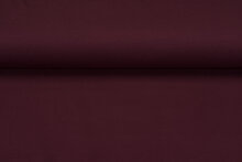 Katoenen Tricot uni bordeaux
