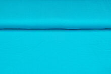 Bamboe Tricot uni licht petrol