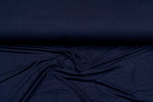 Bamboe Tricot uni donkerblauw
