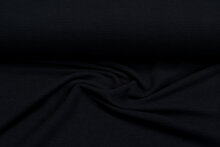 Ottoman Rib jersey zwart