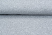 Ottoman Rib jersey lichtgrijs melange