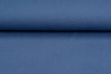Ottoman Rib jersey metaalblauw