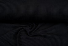 Gebreide wafel big knit zwart