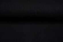 Gebreide wafel big knit zwart