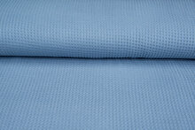 Gebreide wafel big knit blau-mint