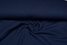 Gebreide wafel big knit donkerblauw