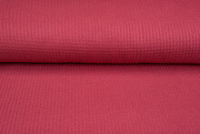 Gebreide wafel big knit koraalrood