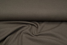 Gebreide wafel big knit legergroen