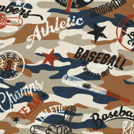 Alpenfleece bedruckt baseball camo braun-blau