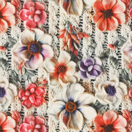 Alpenfleece bedrukt rope with flowers 3