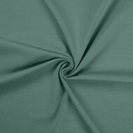 Katoenen tricot dunkelmint