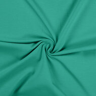 Katoenen tricot licht emerald