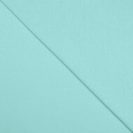Katoenen tricot aqua