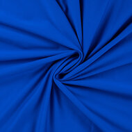 Katoenen tricot bright royal